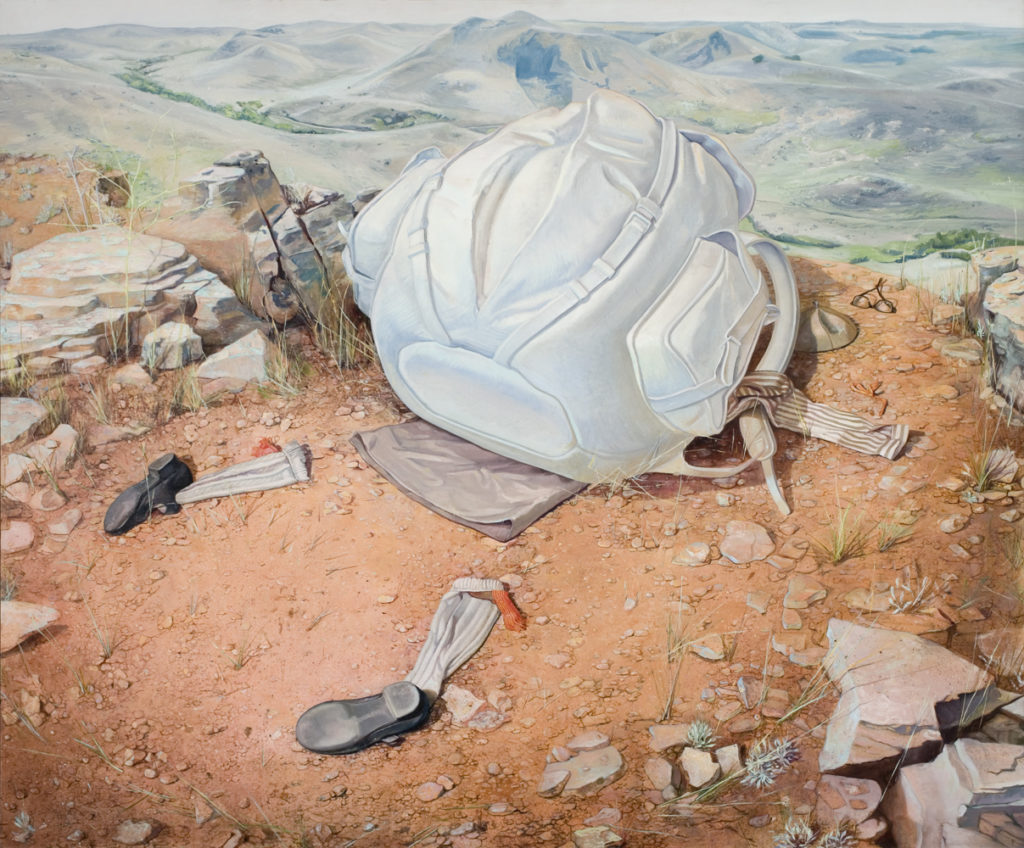 Melanie Vote painting: Metamorphosis (2011), oil on linen, 58x70 in.