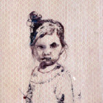 Melanie Vote painting: Mush-Mouth I (2013), oil on paper on panel, 8.5x11 in.