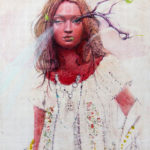 Melanie Vote: Spring (2015) oil on paper on panel 8,5x11 in.