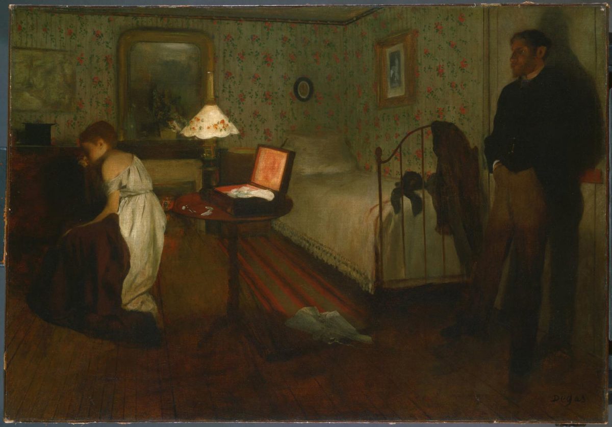 Interior (Intérieur, Le Viol) Hilaire-Germain-Edgar Degas,